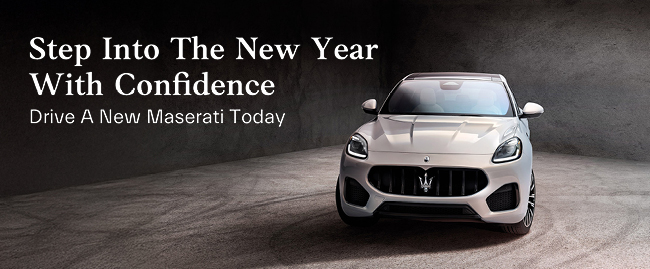 Step into the new year with confidence in a new Maserati