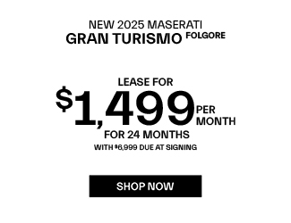 New 2025 Gran Turismo Folgore offer