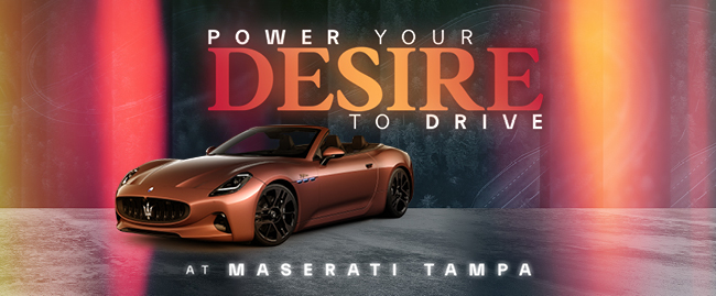 Move your life Forward - Spring in to a New Maserati