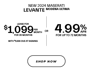 New 2024 Maserati Levante Modena Ultima Offer