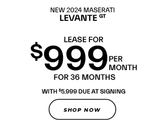 New 2024 Maserati Levante Modena Ultima Offer