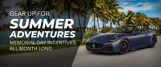 Gear Up for Summer Adventure with a New Maserati