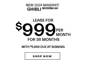 New 2024 Maserati ghibli Modena Ultima Offer