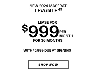 Maserati Levante offer