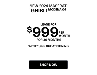 New 2024 Maserati ghibli Modena Ultima Offer
