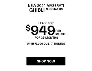 New 2024 Maserati ghibli Modena Ultima Offer