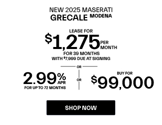 Maserati Grecale special offer