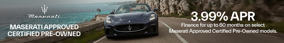Maserati approved certified pre-owned