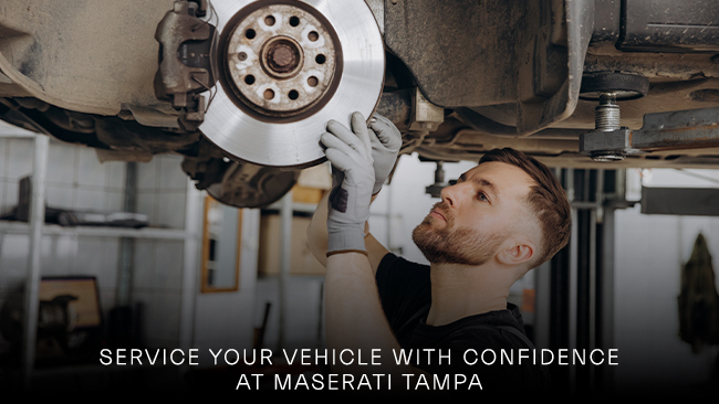 Service your vehicle with confidence at Maserati Tampa