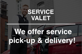 Service Valet - We offer service pick-up and delivery