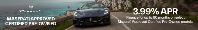 Maserati approved certified pre-owned