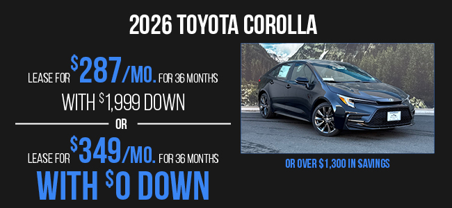 2026 Toyota Corolla Offer