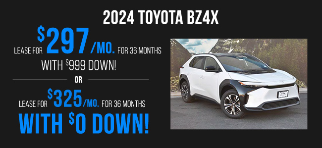 offer on All-New 2024 Toyota BZ4X XLE EV AWD