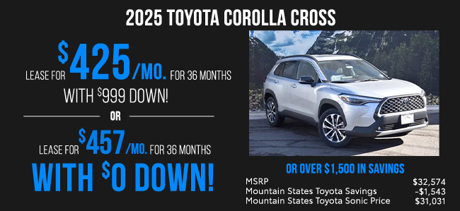 All-New 2025 Toyota Corolla Cross