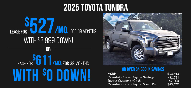 All-New 2025 Toyota Tundra