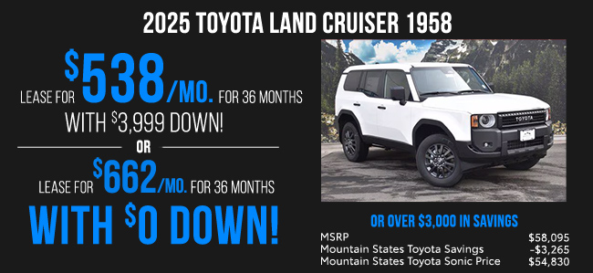 All-New 2025 Toyota Land Cruiser 1958