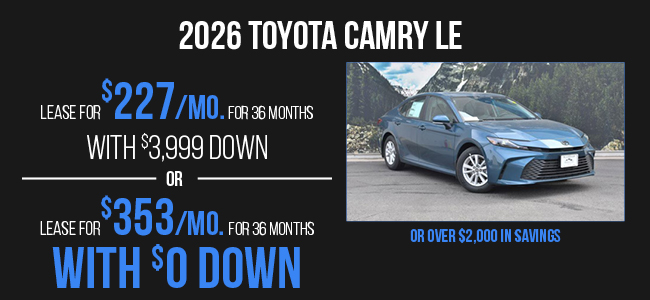 2026 Toyota Camry Offer