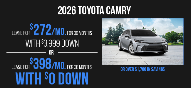 2026 Toyota Camry Offer
