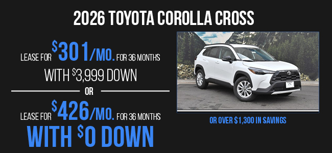 2026 Toyota Corolla Corss Offer