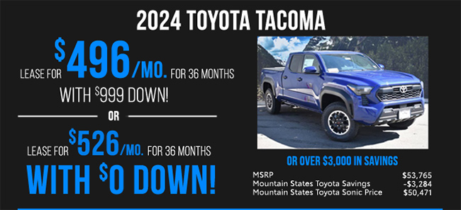 offer on 2024 Toyota Tacoma
