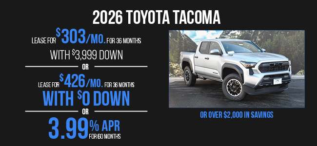 2026 Toyota Tacoma offer