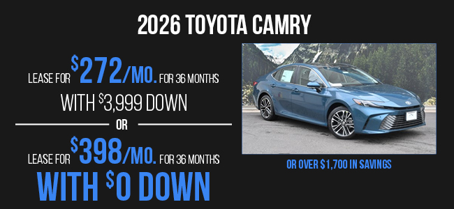 2026 Toyota Camry Offer
