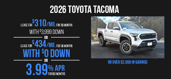 2026 Toyota Tacoma offer