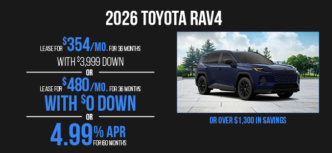 2026 Toyota RAV4 Hybrid Offer