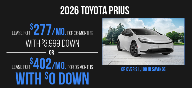 2026 Toyota Prius Offer