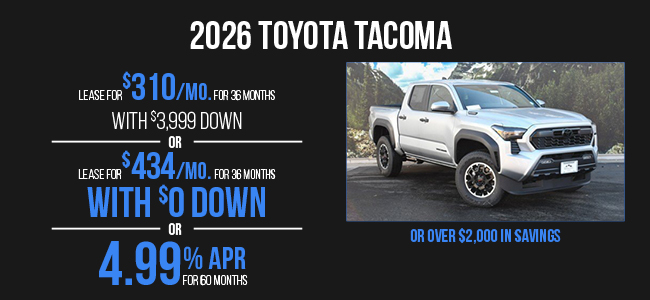 2026 Toyota Tacoma offer