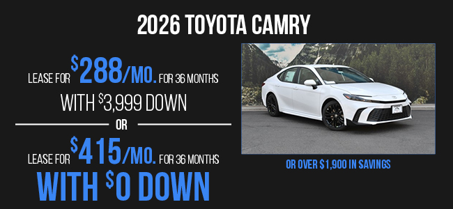 2026 Toyota Camry Offer