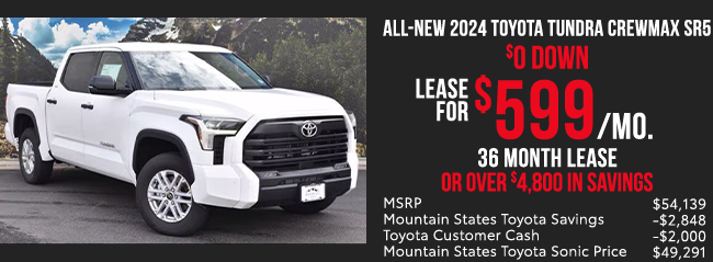 All-New 2024 Toyota Tundra Crewmax SR5