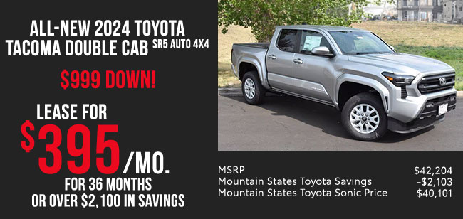 all new 2024 Toyota Tacoma Double Cab SR5 Auto 4X4 offer