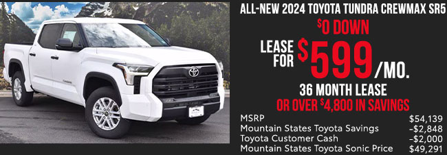 All-New 2024 Toyota Tundra Crewmax SR5