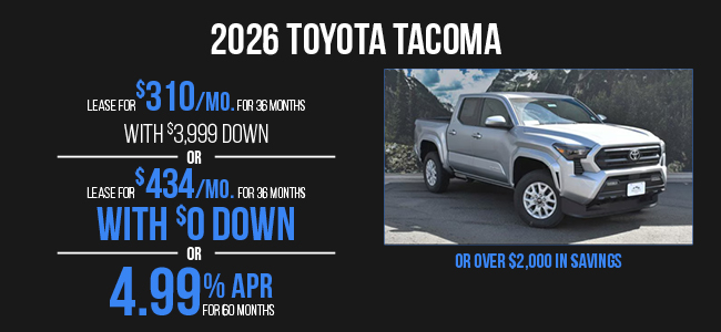 2026 Toyota Tacoma offer