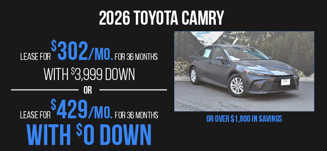 2026 Toyota Camry Offer