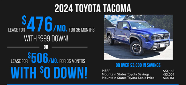 2024 Toyota Tacoma offer
