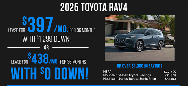 2025 Toyota RAV4 Offer