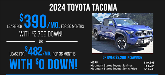 2025 Toyota Tacoma offer