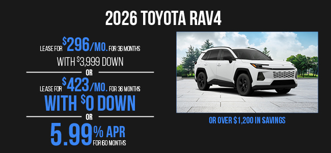2026 Toyota RAV4 Offer