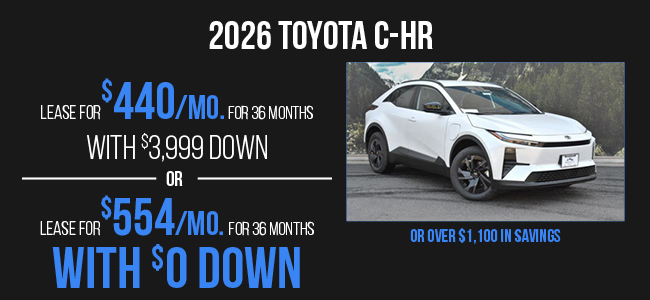 2026 Toyota C-HR Offer