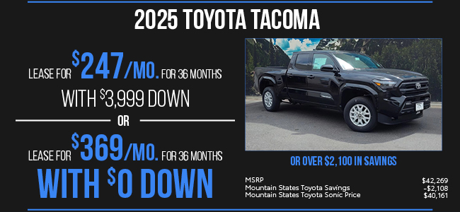 2025 Toyota Tacoma offer
