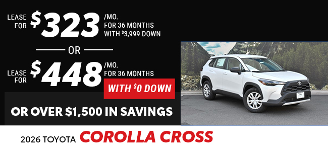 2026 Toyota Corolla Cross LE Offer