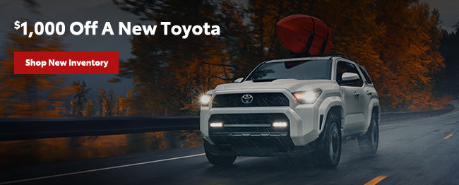 New Toyota offers