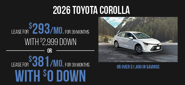 2025 Toyota Corolla Offer