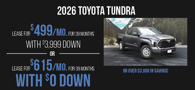 2026 Toyota Tundra Offer