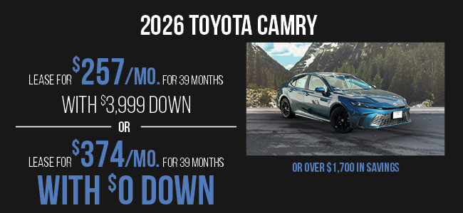2026 Toyota Camry Offer