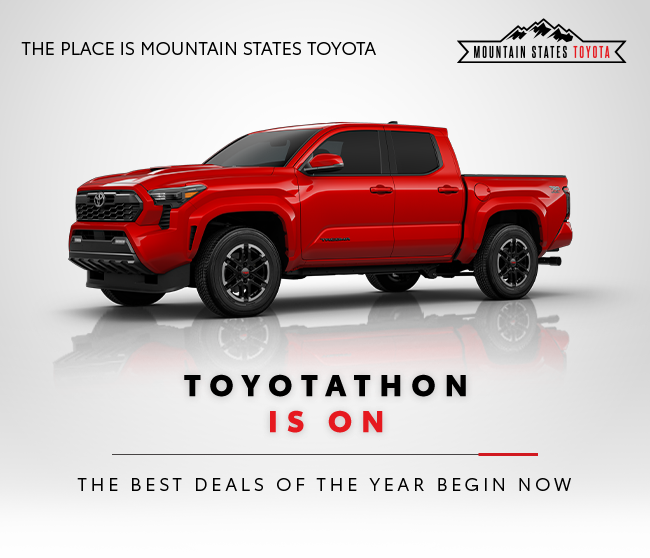 ToyotaThon in ON at Mountain States Toyota Number one in 4RUNNER sales in the USA - We sell more than anyone so we get more than anyone