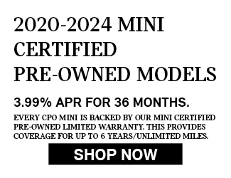 2020-2024 MINI CERTIFIED PRE-OWNED Offer
