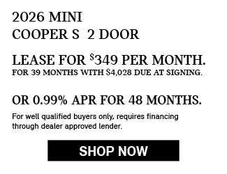 2026 MINI Cooper 2 Door Offer